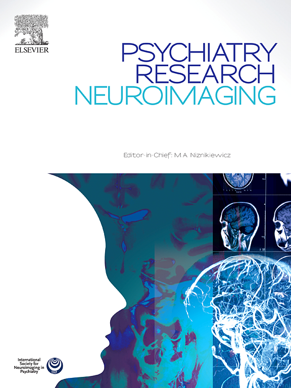 Go to journal home page - Psychiatry Research: Neuroimaging